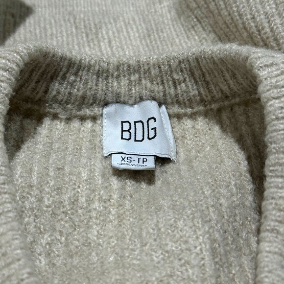 BDG Pullover Knit Sweater Beige Color - Picture 3 of 4